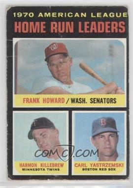 1971 Topps - [Base] #65 - League Leaders - Frank Howard, Harmon Killebrew, Carl Yastrzemski [Poor to Fair]