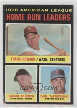 1971 Topps - [Base] #65 - League Leaders - Frank Howard, Harmon Killebrew, Carl Yastrzemski [Good to VG‑EX]