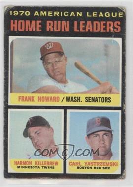 1971 Topps - [Base] #65 - League Leaders - Frank Howard, Harmon Killebrew, Carl Yastrzemski [Good to VG‑EX]