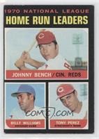 League Leaders - Johnny Bench, Tony Perez, Billy Williams [Good to VG…