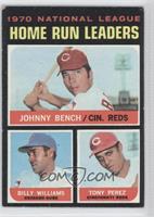 League Leaders - Johnny Bench, Tony Perez, Billy Williams [Noted]