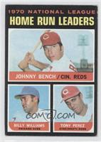 League Leaders - Johnny Bench, Tony Perez, Billy Williams [Noted]
