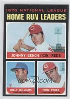 League Leaders - Johnny Bench, Tony Perez, Billy Williams [Good to VG…