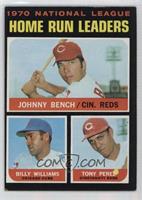 League Leaders - Johnny Bench, Tony Perez, Billy Williams