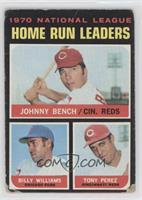 League Leaders - Johnny Bench, Tony Perez, Billy Williams [Good to VG…