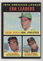 League Leaders - Diego Segui, Jim Palmer, Clyde Wright