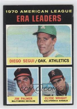 1971 Topps - [Base] #67 - League Leaders - Diego Segui, Jim Palmer, Clyde Wright [Good to VG‑EX]