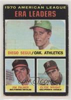 League Leaders - Diego Segui, Jim Palmer, Clyde Wright [Poor to Fair]