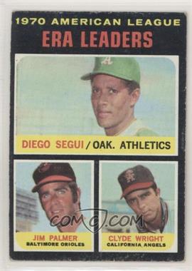 1971 Topps - [Base] #67 - League Leaders - Diego Segui, Jim Palmer, Clyde Wright