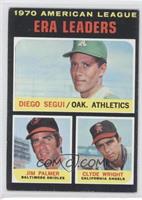 League Leaders - Diego Segui, Jim Palmer, Clyde Wright [Noted]