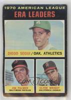 League Leaders - Diego Segui, Jim Palmer, Clyde Wright [Poor to Fair]