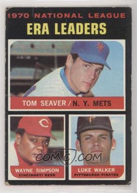 1971 Topps - [Base] #68 - League Leaders - Tom Seaver, Wayne Simpson, Luke Walker