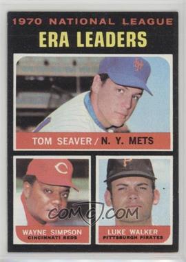 1971 Topps - [Base] #68 - League Leaders - Tom Seaver, Wayne Simpson, Luke Walker