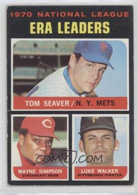 1971 Topps - [Base] #68 - League Leaders - Tom Seaver, Wayne Simpson, Luke Walker