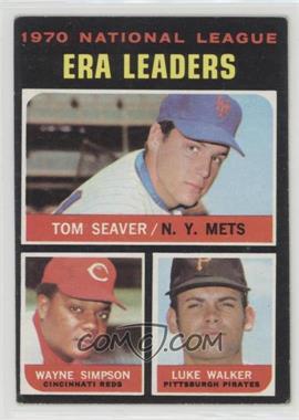 1971 Topps - [Base] #68 - League Leaders - Tom Seaver, Wayne Simpson, Luke Walker