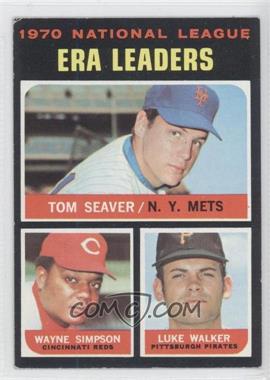 1971 Topps - [Base] #68 - League Leaders - Tom Seaver, Wayne Simpson, Luke Walker