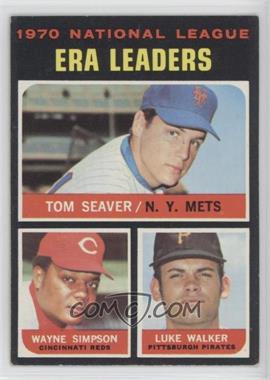 1971 Topps - [Base] #68 - League Leaders - Tom Seaver, Wayne Simpson, Luke Walker