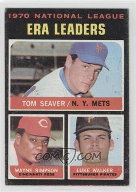 1971 Topps - [Base] #68 - League Leaders - Tom Seaver, Wayne Simpson, Luke Walker