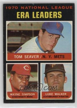 1971 Topps - [Base] #68 - League Leaders - Tom Seaver, Wayne Simpson, Luke Walker