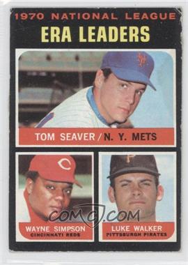 1971 Topps - [Base] #68 - League Leaders - Tom Seaver, Wayne Simpson, Luke Walker [Good to VG‑EX]
