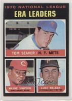 League Leaders - Tom Seaver, Wayne Simpson, Luke Walker