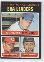 League Leaders - Tom Seaver, Wayne Simpson, Luke Walker