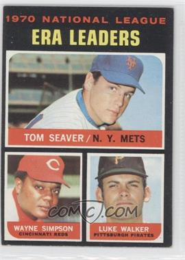 1971 Topps - [Base] #68 - League Leaders - Tom Seaver, Wayne Simpson, Luke Walker