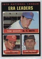 League Leaders - Tom Seaver, Wayne Simpson, Luke Walker