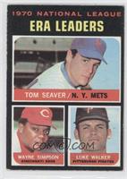 League Leaders - Tom Seaver, Wayne Simpson, Luke Walker [Noted]