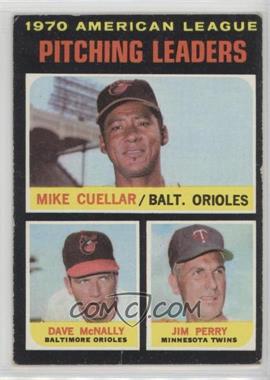 1971 Topps - [Base] #69 - League Leaders - Mike Cuellar, Jim Perry, Dave McNally [Poor to Fair]