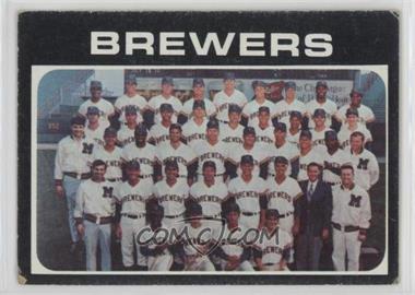 1971 Topps - [Base] #698 - High # - Milwaukee Brewers Team [Good to VG‑EX]