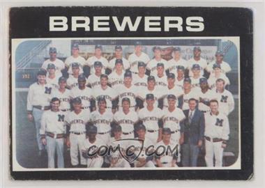 1971 Topps - [Base] #698 - High # - Milwaukee Brewers Team [Good to VG‑EX]