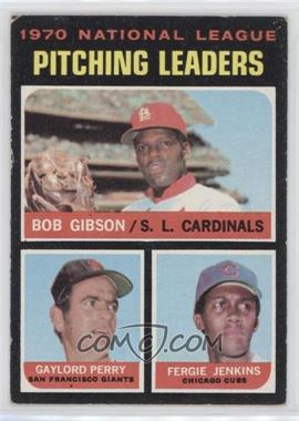 1971 Topps - [Base] #70 - League Leaders - Bob Gibson, Gaylord Perry, Fergie Jenkins