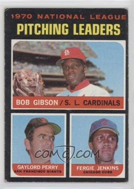 1971 Topps - [Base] #70 - League Leaders - Bob Gibson, Gaylord Perry, Fergie Jenkins