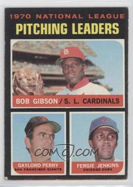 1971 Topps - [Base] #70 - League Leaders - Bob Gibson, Gaylord Perry, Fergie Jenkins