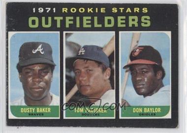 1971 Topps - [Base] #709 - High # - Dusty Baker, Tom Paciorek, Don Baylor [Good to VG‑EX]