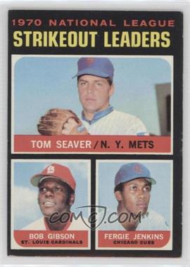 1971 Topps - [Base] #72 - League Leaders - Tom Seaver, Bob Gibson, Fergie Jenkins [Good to VG‑EX]