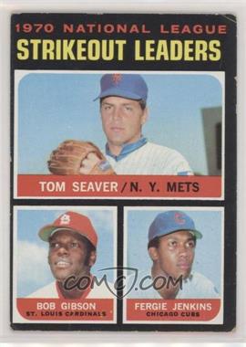 1971 Topps - [Base] #72 - League Leaders - Tom Seaver, Bob Gibson, Fergie Jenkins