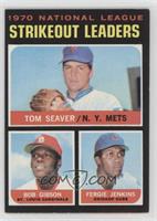 League Leaders - Tom Seaver, Bob Gibson, Fergie Jenkins