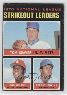 1971 Topps - [Base] #72 - League Leaders - Tom Seaver, Bob Gibson, Fergie Jenkins [Good to VG‑EX]