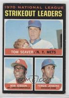 League Leaders - Tom Seaver, Bob Gibson, Fergie Jenkins [Poor to Fair]