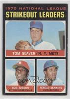 League Leaders - Tom Seaver, Bob Gibson, Fergie Jenkins