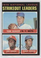 League Leaders - Tom Seaver, Bob Gibson, Fergie Jenkins