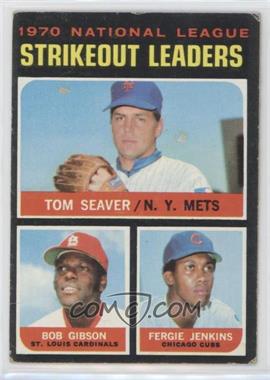 1971 Topps - [Base] #72 - League Leaders - Tom Seaver, Bob Gibson, Fergie Jenkins