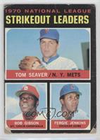 League Leaders - Tom Seaver, Bob Gibson, Fergie Jenkins [Poor to Fair]