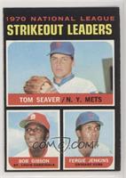 League Leaders - Tom Seaver, Bob Gibson, Fergie Jenkins