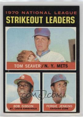 1971 Topps - [Base] #72 - League Leaders - Tom Seaver, Bob Gibson, Fergie Jenkins