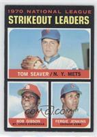 League Leaders - Tom Seaver, Bob Gibson, Fergie Jenkins