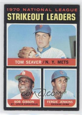 1971 Topps - [Base] #72 - League Leaders - Tom Seaver, Bob Gibson, Fergie Jenkins