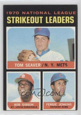 1971 Topps - [Base] #72 - League Leaders - Tom Seaver, Bob Gibson, Fergie Jenkins